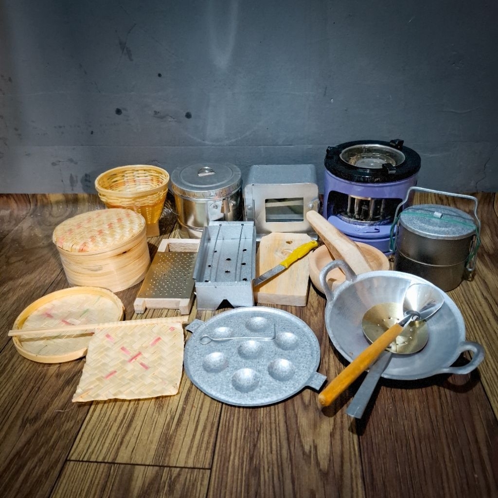 Alat Mainan Masak Masakan Anak Kompor Mini Fullset Bisa Masak Beneran