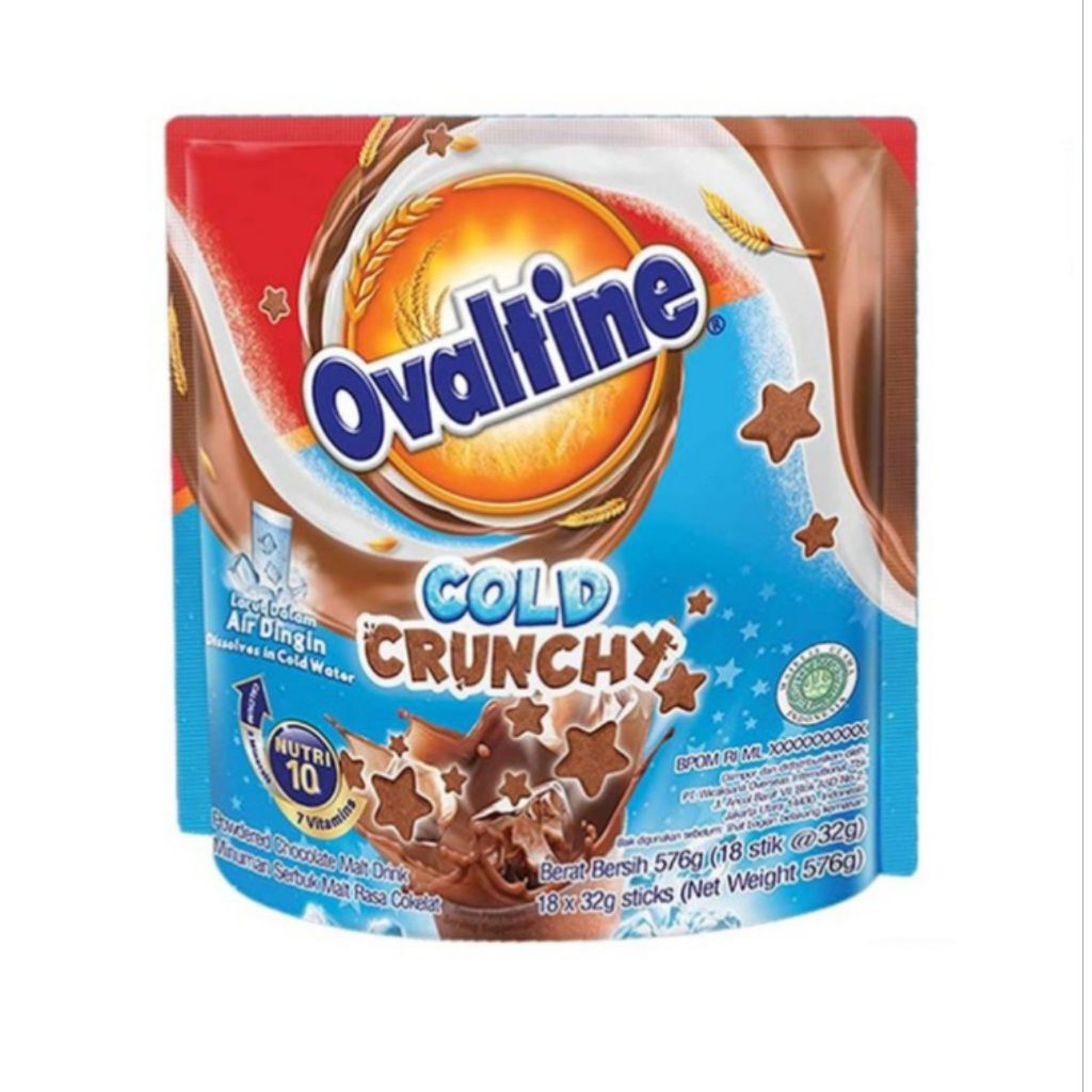 

Ovaltine Ceunchy Iced Choco Isi 18 Stik @32 gr
