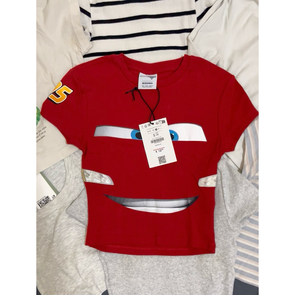 bershka mcqueen croptop