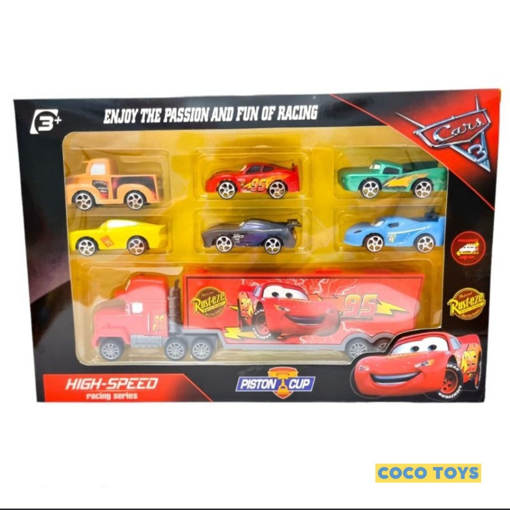 Diecast Cars 3 Piston Cup - Mainan Anak - Coco Toys