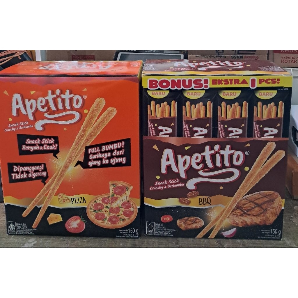 

Apetito Pizza atau Apetito BBQ 185gx10pcs.Mayora