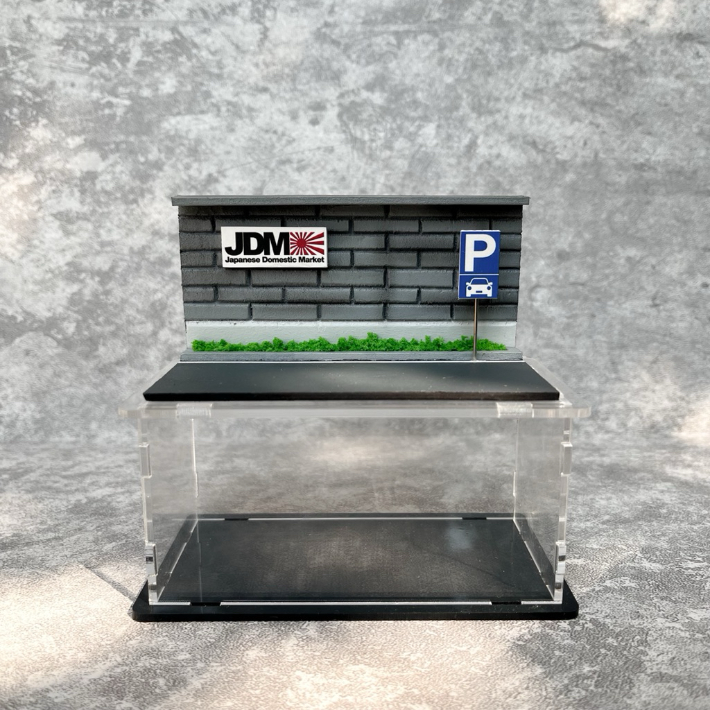 Diorama Diecast 1:64 with Box Akrilik / JDM Parking