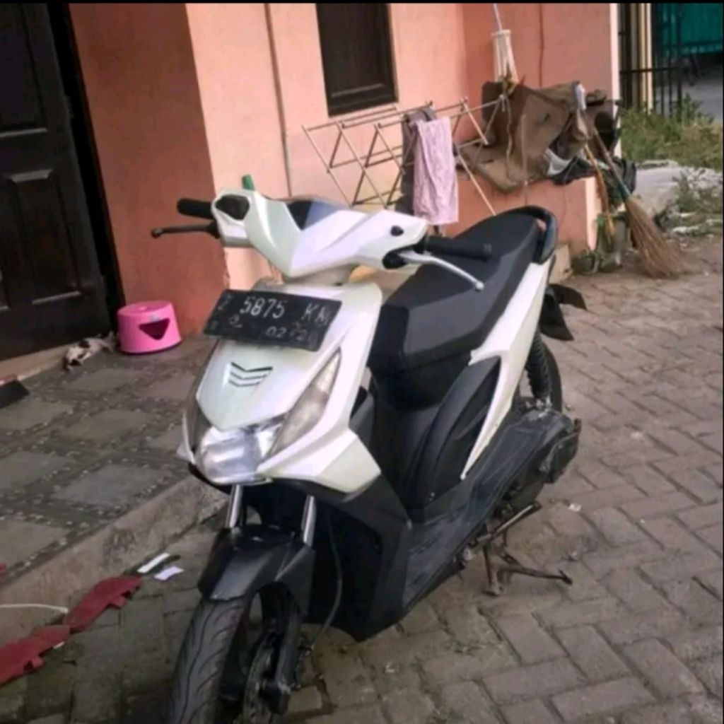 jok beat karbu 2 tingkat karbon - jok beat karbu road race - jok beta karbu Motor