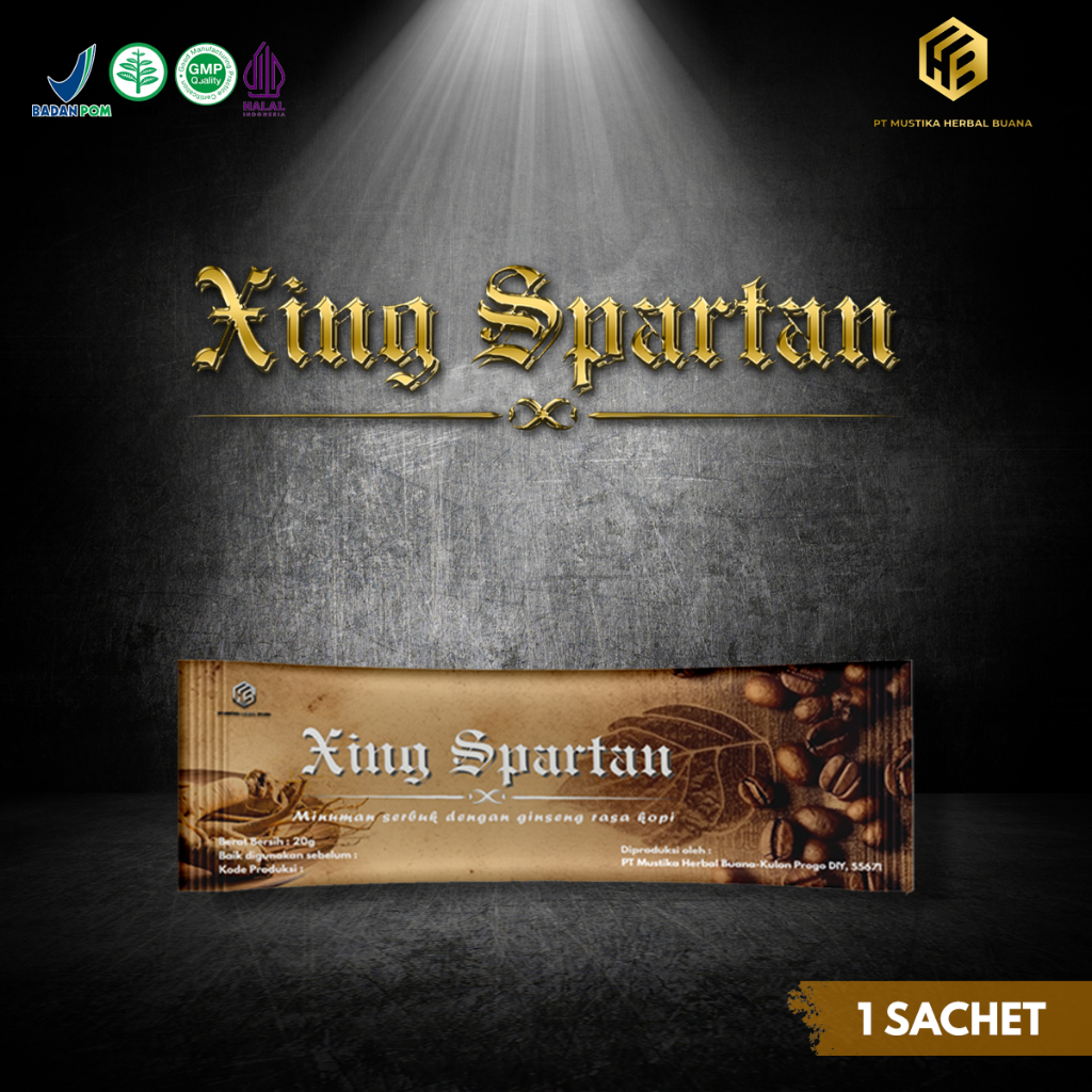 

(1 Sachet) Xing Spartan Kopi Ekstra Ginseng Penambah Stamina Pria Dewasa