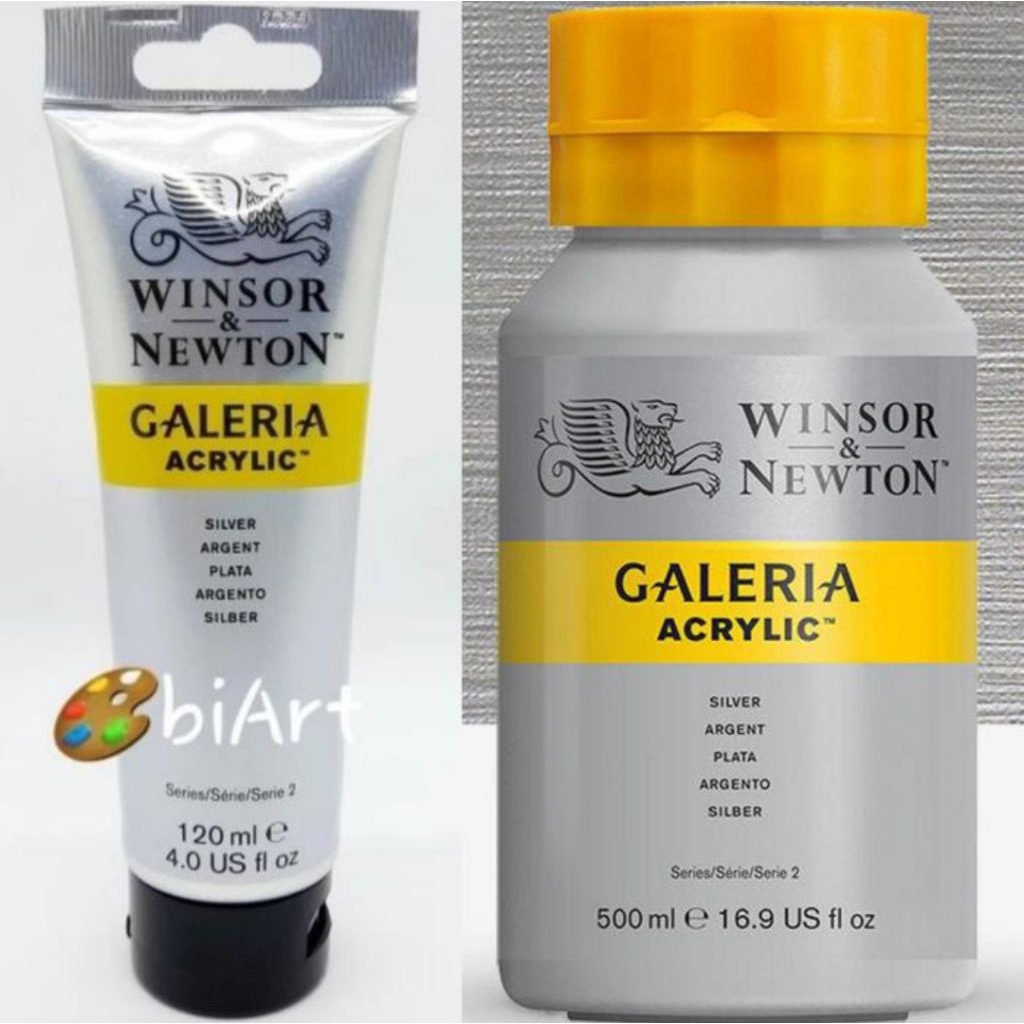 

Cat Akrilik Galeria Acrylic Colour 500ml / 120ml Silver Series 2 Winsor & Newton