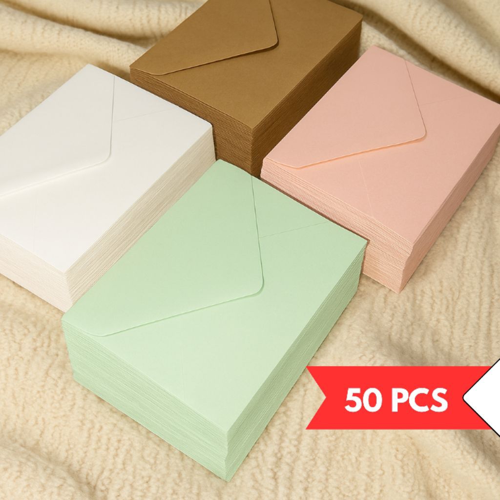 

(ISI 50) Amplop Warna Aesthetic A5 A6 A7 A8 coklat merah hijau pink putih biru / Amplop murah nikahan undangan weding biru merah Amplop Angpao Uang Aesthetic Angpao Imlek.