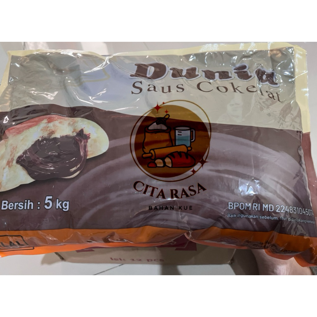 

SELAI COKLAT FILLING DUNIA 5 KG / DUNIA FILLING COKLAT 5 KG