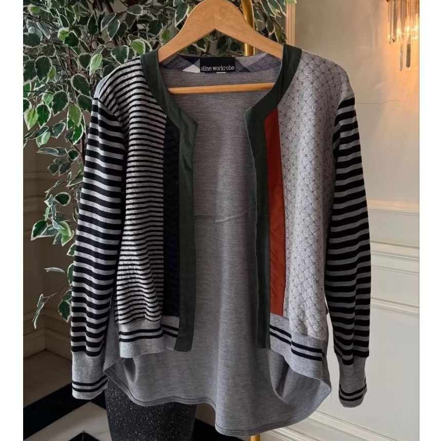 PRELOVED OLINE WORKROBE_BAJU UNIK_OLINE WORKDROBE ORIGINAL_CARDI_CARDIGAN_OUTER_OUTERWEAR_ASIMETRIS_