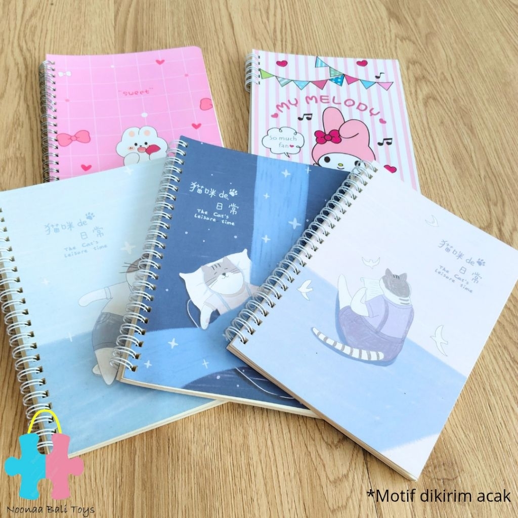 

Buku Note A5 Ring Buku Tulis Karakter