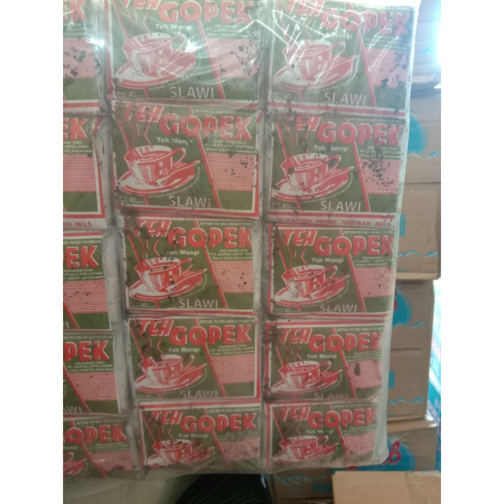 

Teh Gopek 40g (1 Slop Isi 10 Bungkus)