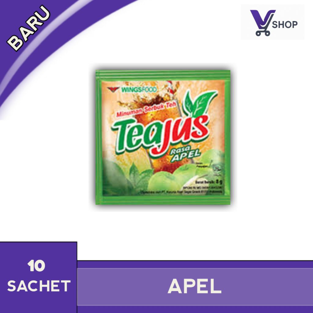 

(Vshop) Teajus apel 1 renceng - 10 sachet
