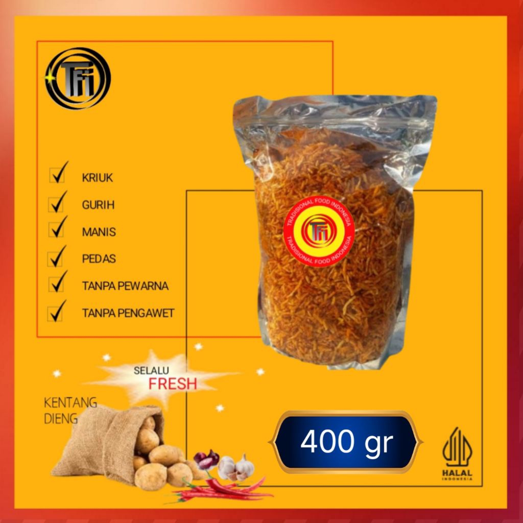 

Keripik Kentang Mustofa Krispi 400gr Snack Kering Makanan Ringan Kriuk