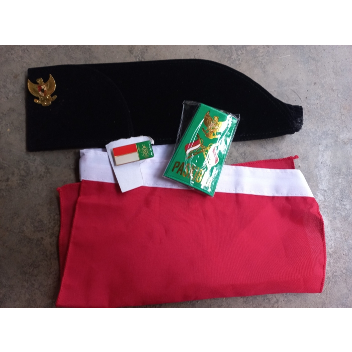 Set Paskibra Songkok Garuda Syal LK Evolet