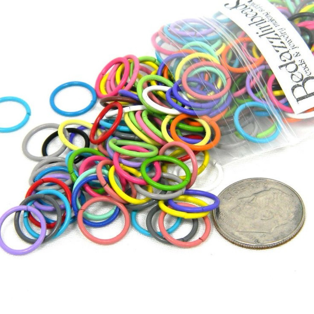 

5 PCS Binder Rings Plastic 28mm / Plastik Binding O Ring 28mm / Ring Binder Buka Tutup / DIY Binder Ring / Loose Leaf 1 Hole / Binder Ring 3cm