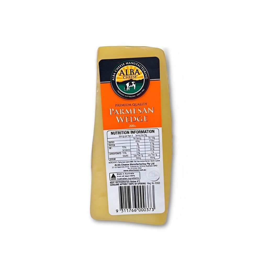 

alba cheese parmesan wedge 200 gr