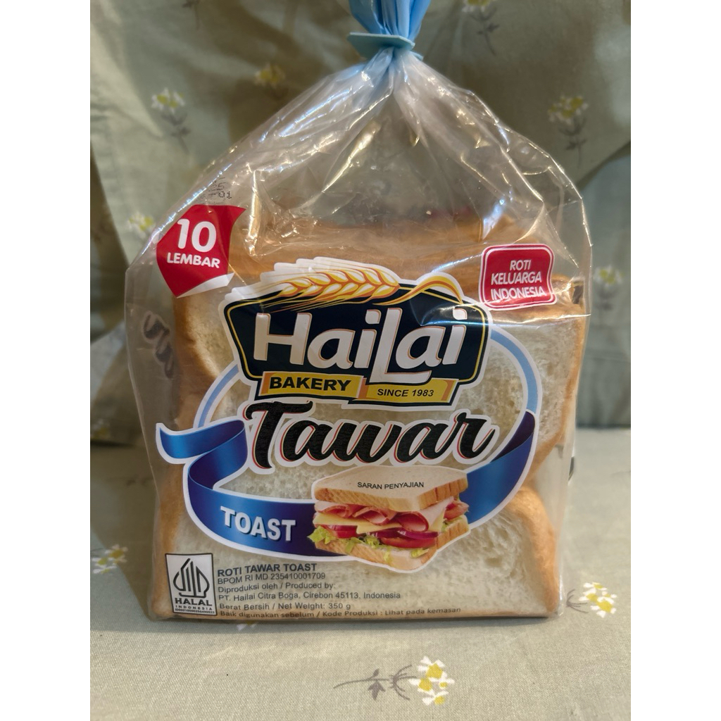 

HAILAI roti tawar 350gram 10lembar
