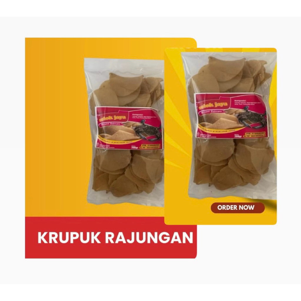 

KRUPUK RAJUNGAN 200g
