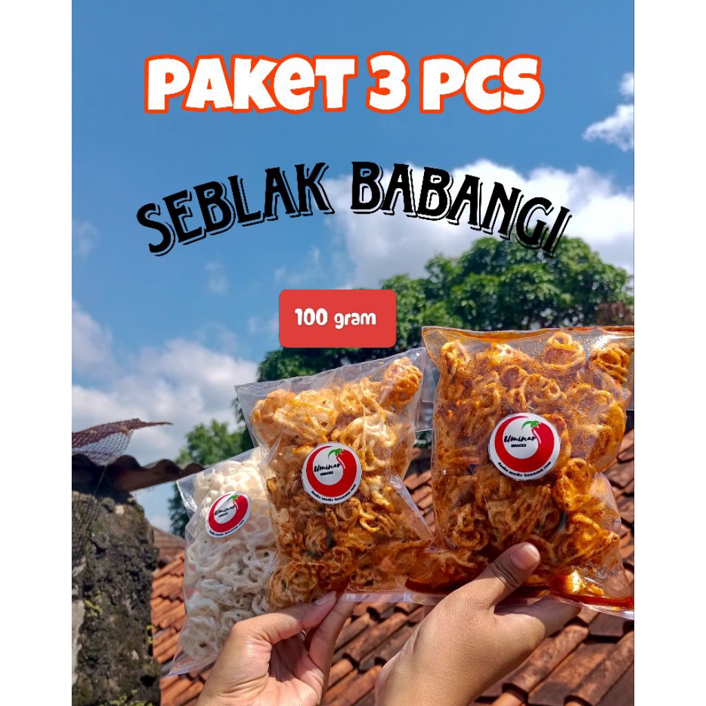 

Paket 3pcs seblak Rafael/babangi daun jeruk, berat 100gr