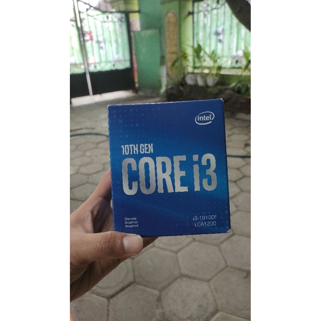 CPU i3 10100F Second like new Fullset