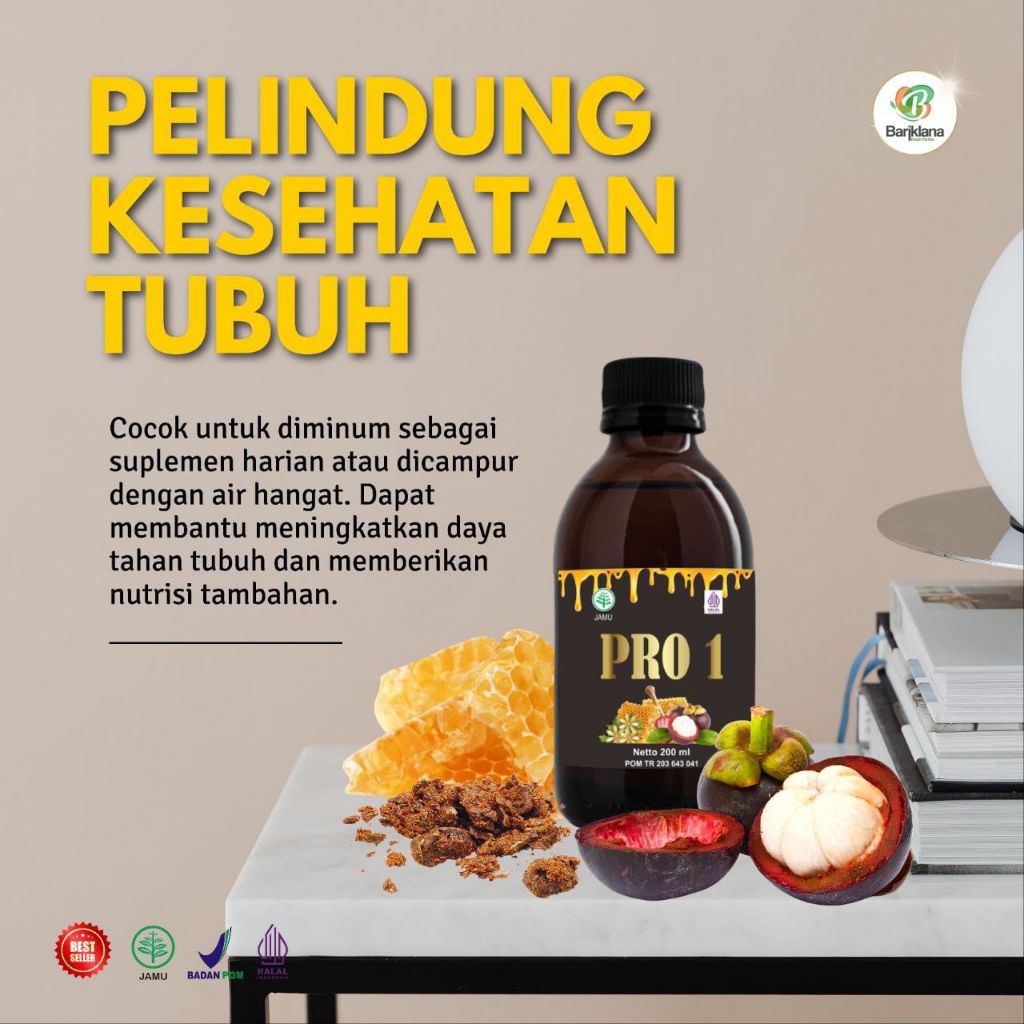 

Madu Pro One Extra Propolis Dan Kulit Manggis