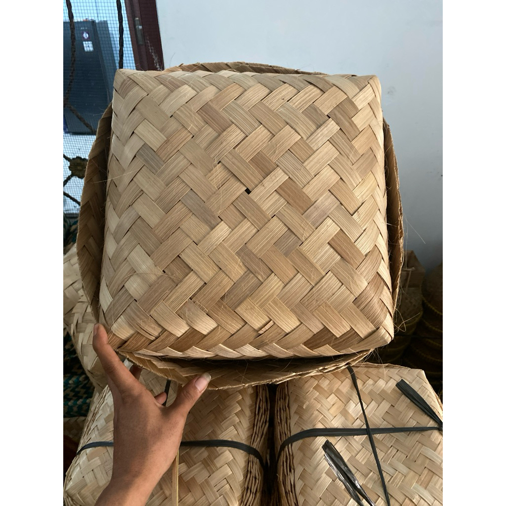 Besek Jumbo Besek Bambu 25x25x12 Besek Anyaman Besar Dll