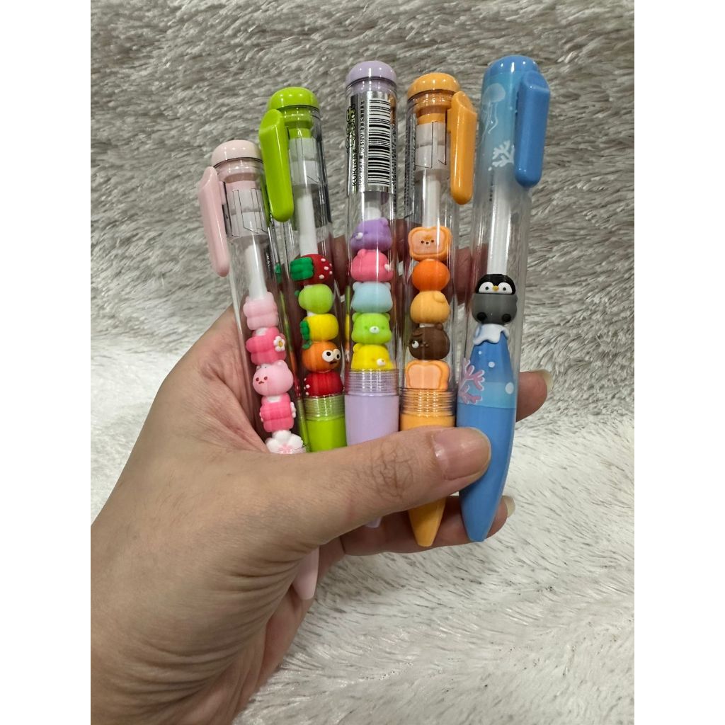 

bulpen / pen gel TRANSPART miniatur dalam bulpen lucu unik