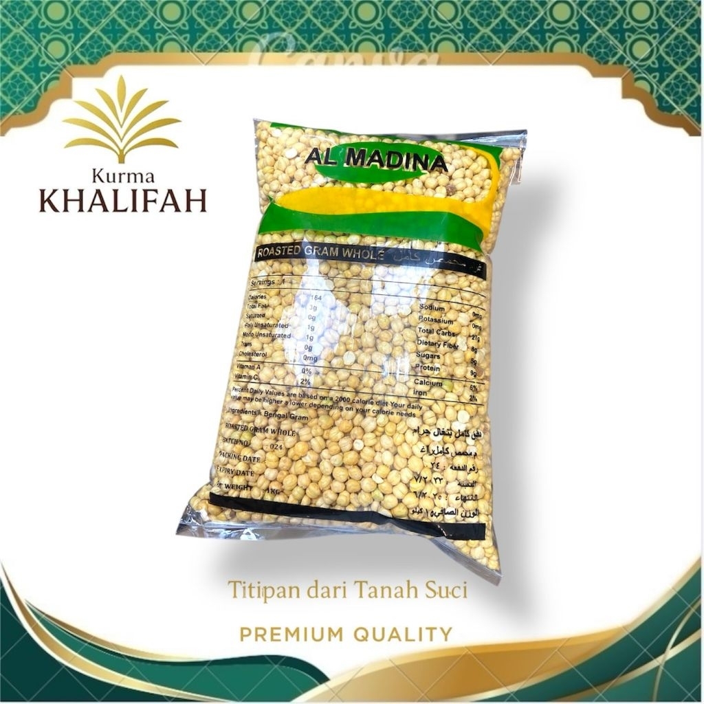 

Kacang Arab Almadinah 1 Kg | Kacang Arab Almadinah | Kacang Arab Renyah Original | Oleh Oleh Haji Umrah Snacks