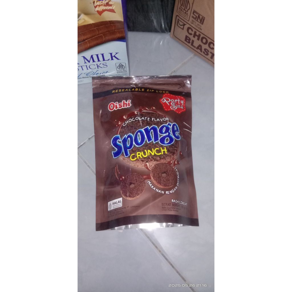 

OISI SPONGE CRUNCH 100GR coklat