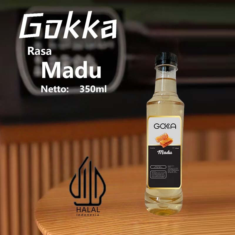 

Gokka Madu Rasa Gula 350ml / Sirup Madu - Minuman Segar Rasa Madu / Madu Syrup