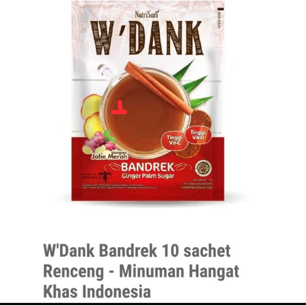 

Termurah !!! W'dank Bandrek