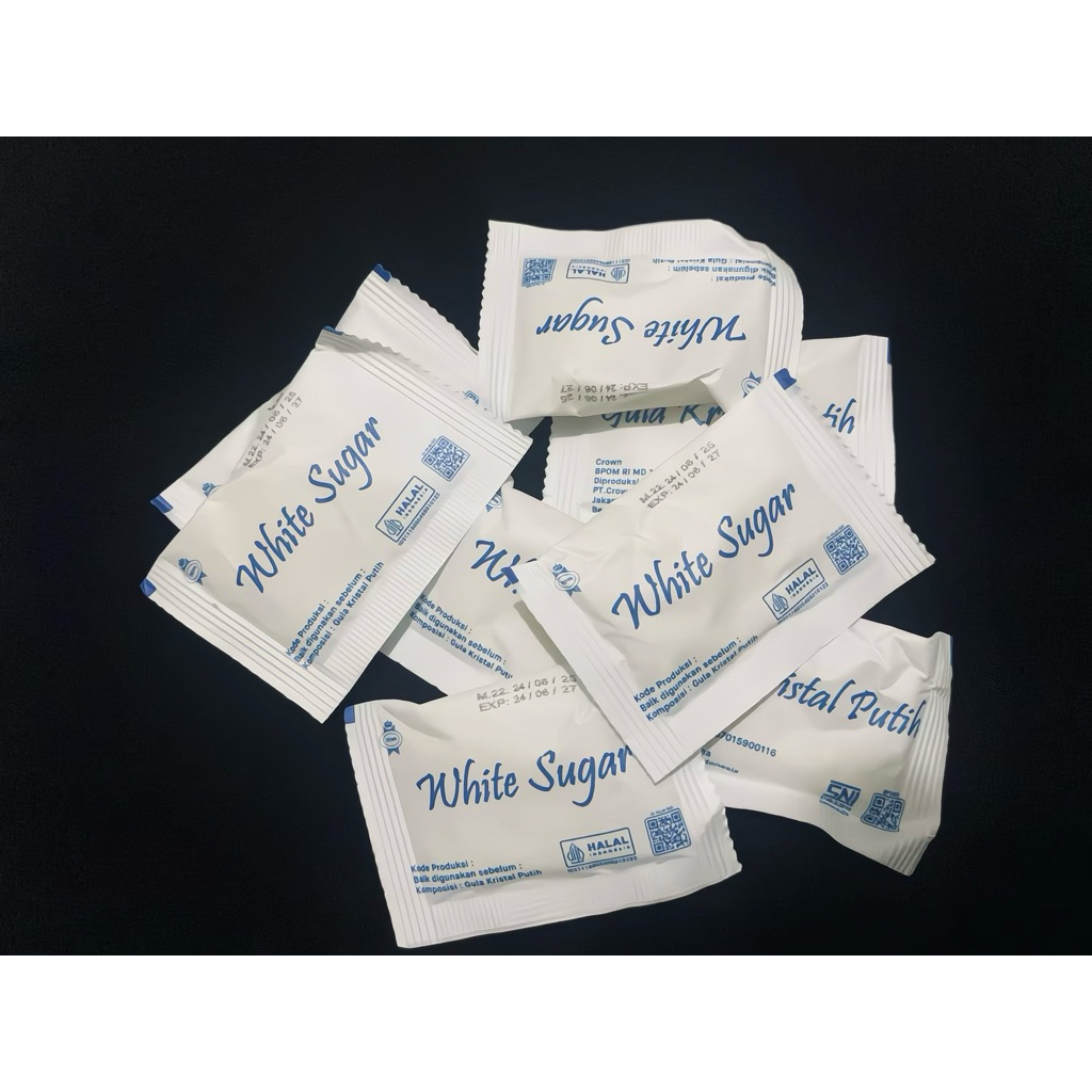 

Gula Kristal Putih Sachet 8 Gram – 100pcs Cocok untuk Cafe, Kantor, Rumah