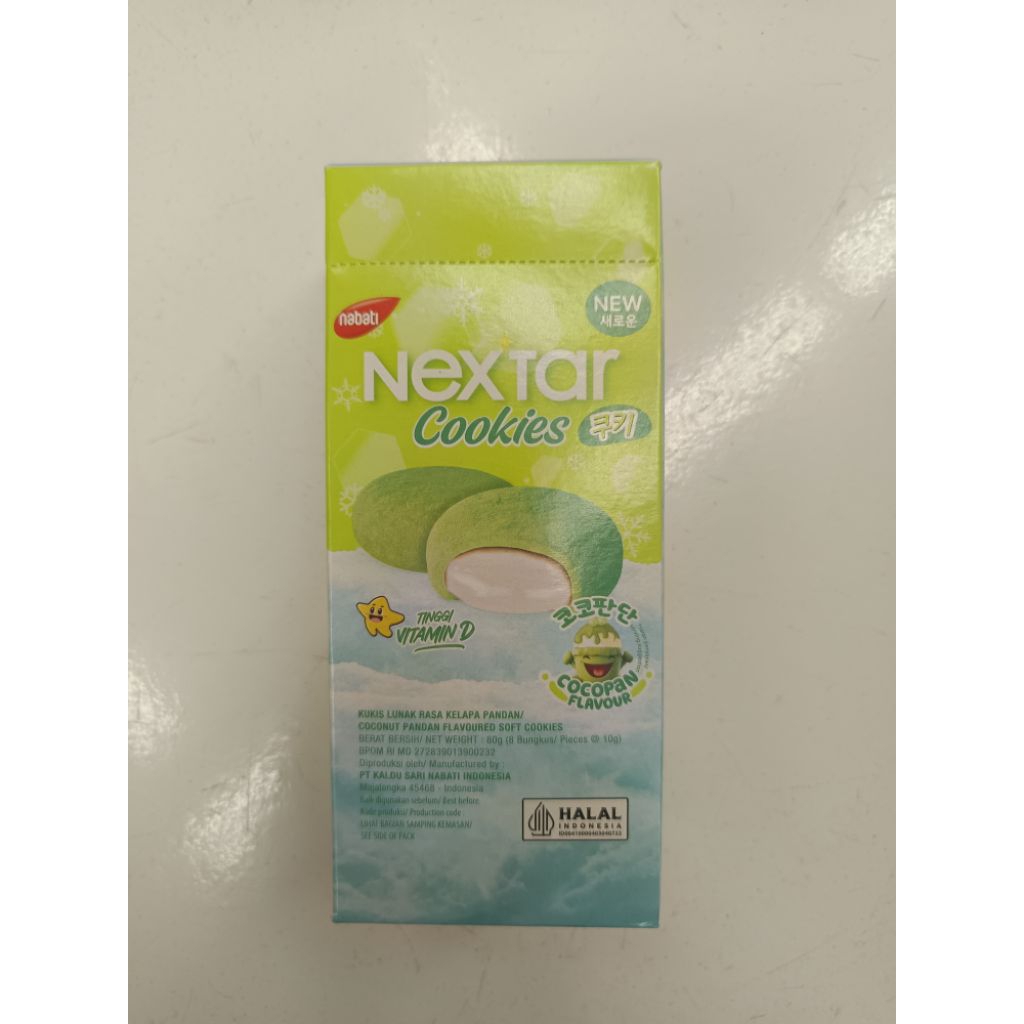 

nextar cocopandan 80gr / nextar box / nextar ccp / cemilan / biscuit