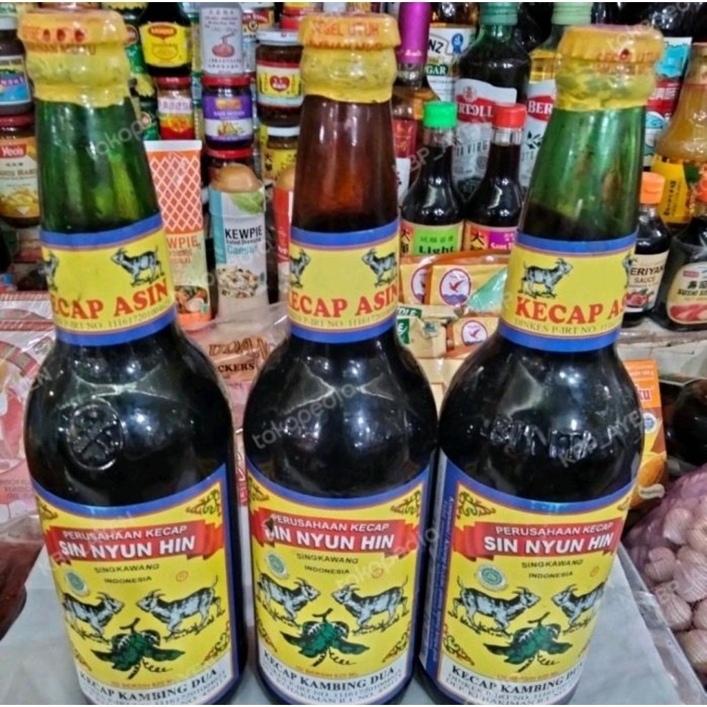 

Kecap Asin Kalimantan cap Kambing Dua Sin Nyun Hin 620 ML