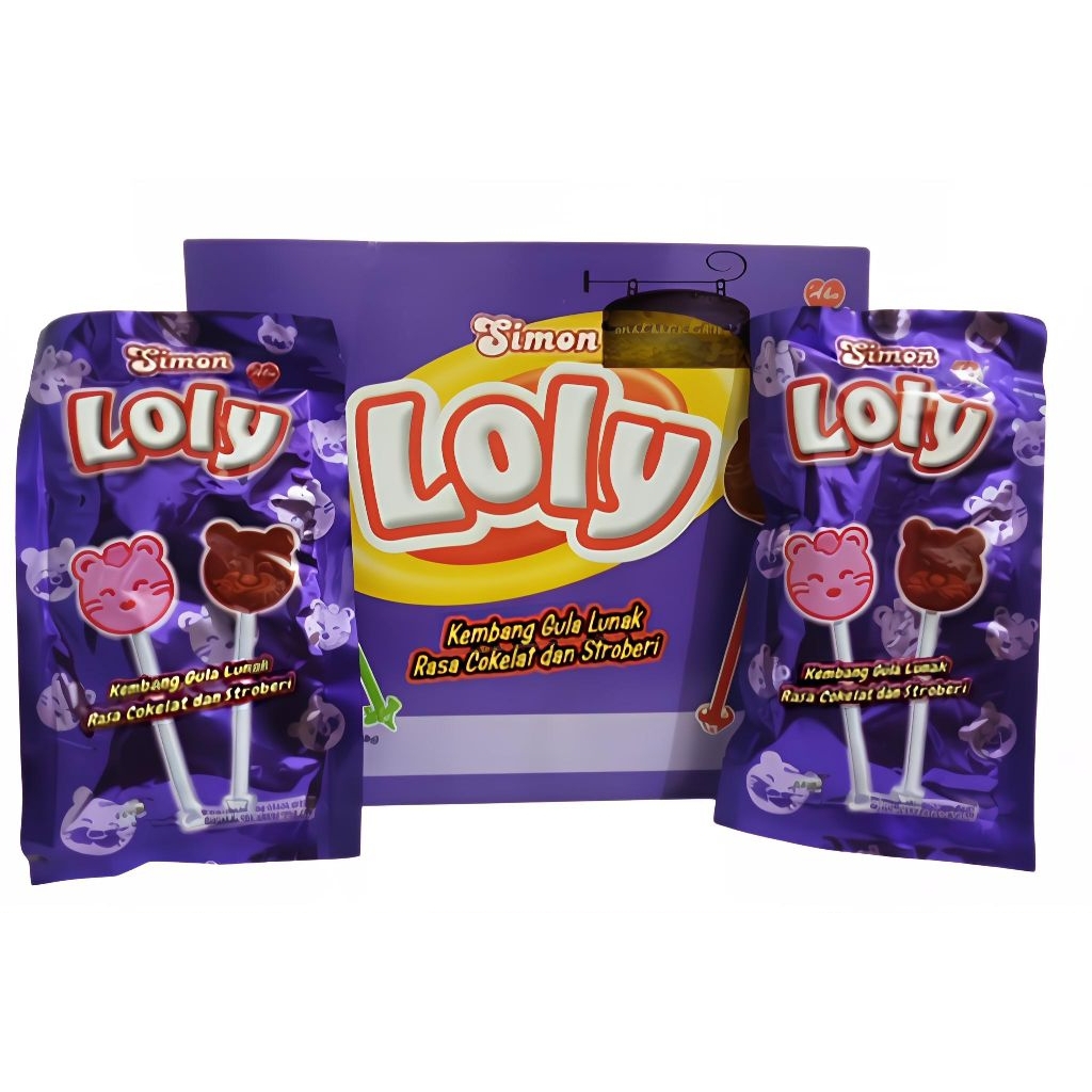 

Simon Loly Coklat Stik Rasa Coklat dan Strawbery isi 20