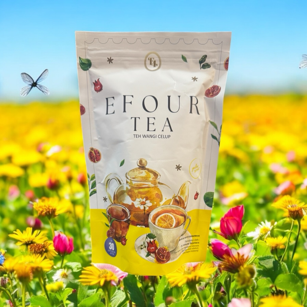 

NEW EFOUR SLIMMING TEA YELLOW 8 KANDUNGAN