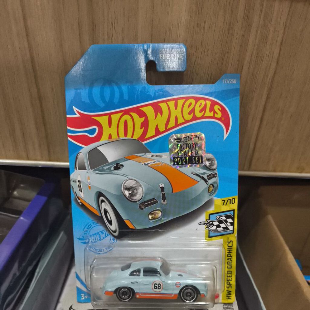 Hot Wheels Porsche 356 outlaw Gulf 2021 HW Speed Graphics FACTORY SEALED