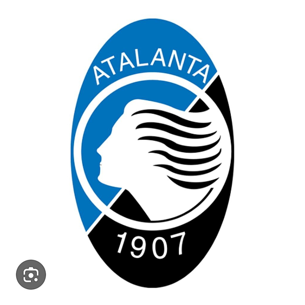 bordir patch Logo Atalanta / Emblem club Atalanta / Logo Atalanta Club Bagus dan Rapi