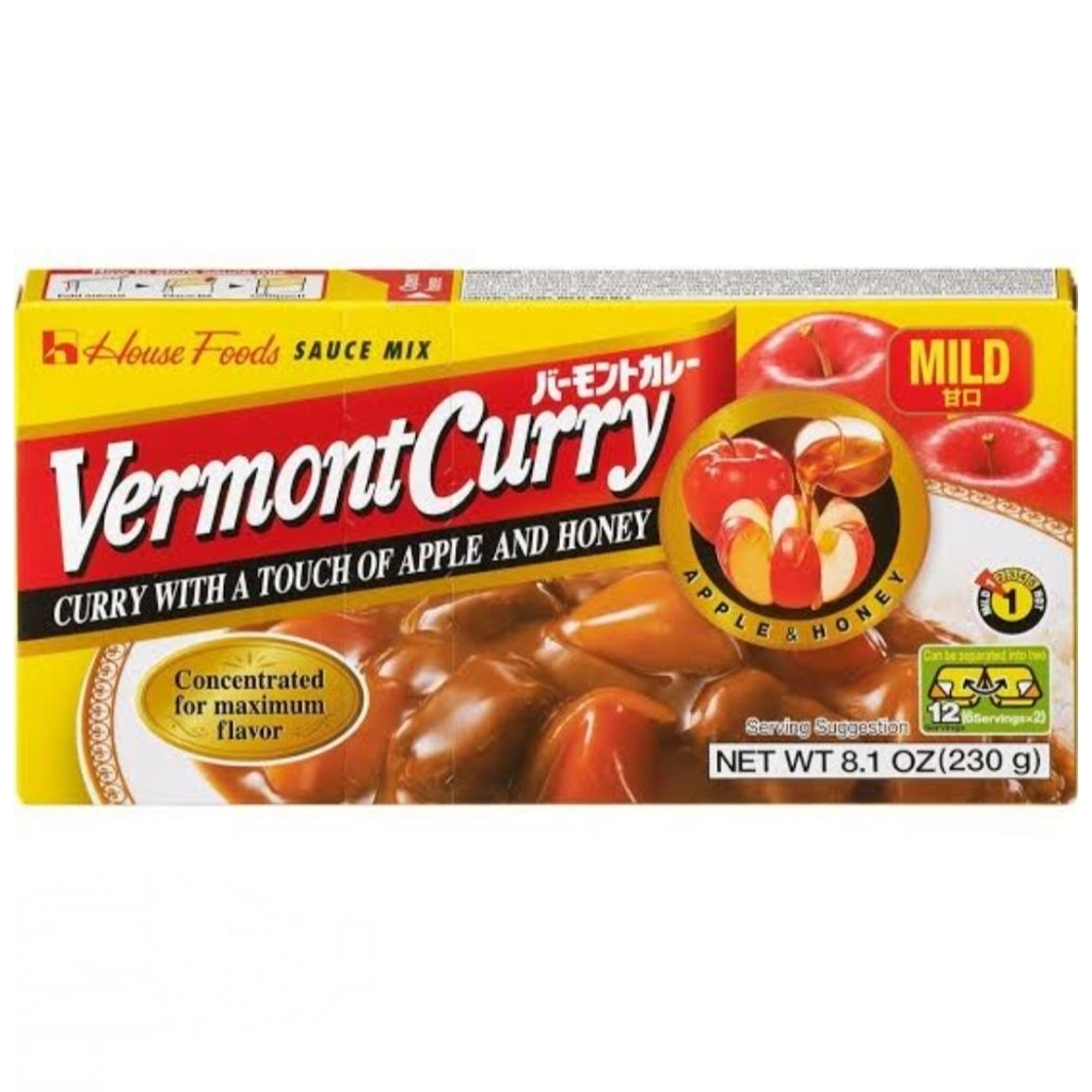 

HOUSE FOODS SAUS MIX VERMONT CURRY LV MIND 230Gram