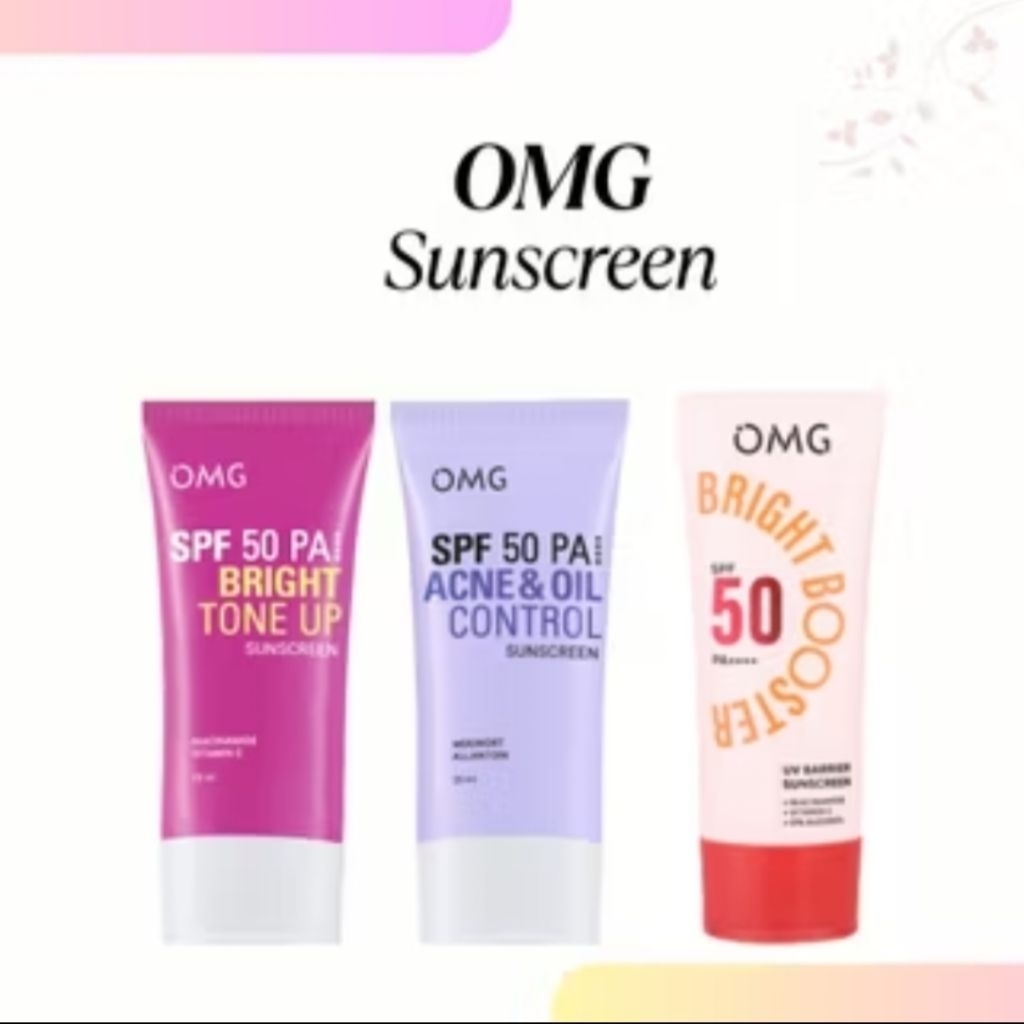 sunscreen omg spf 50 pa++++ bright tun up & acne oil control