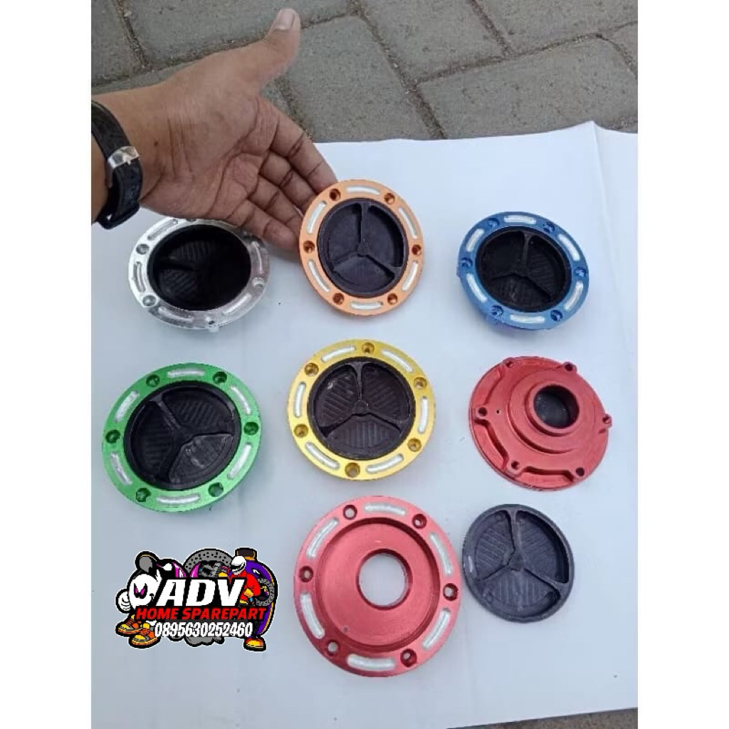 FUEL CAP TUTUP TANGKI NINJA 250 F1 /NINJA 250 KARBU /COVER TANGKI KAWASAKI NINJA FULL ALMUNIUM