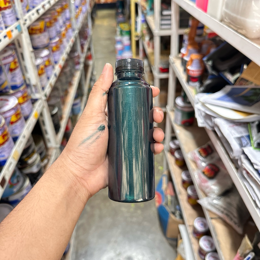 Cat mobil NC Penta warna hijau botol 09630 laguna green metallic kemasan repack ecer