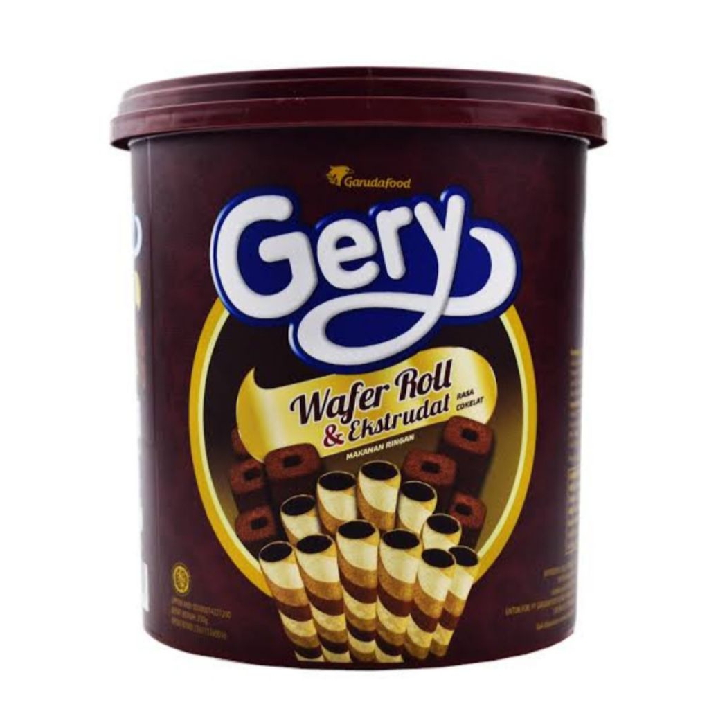 

(Buy 1 get 1) Gery Wafer Roll & Ekstrudat Rasa cokelat 300gr