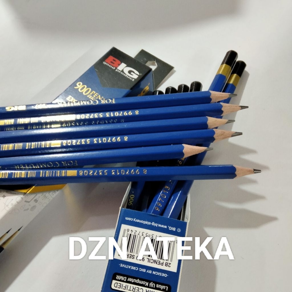

Paket 3 pcs BIG Pensil 2B Excellent for computer 900 series