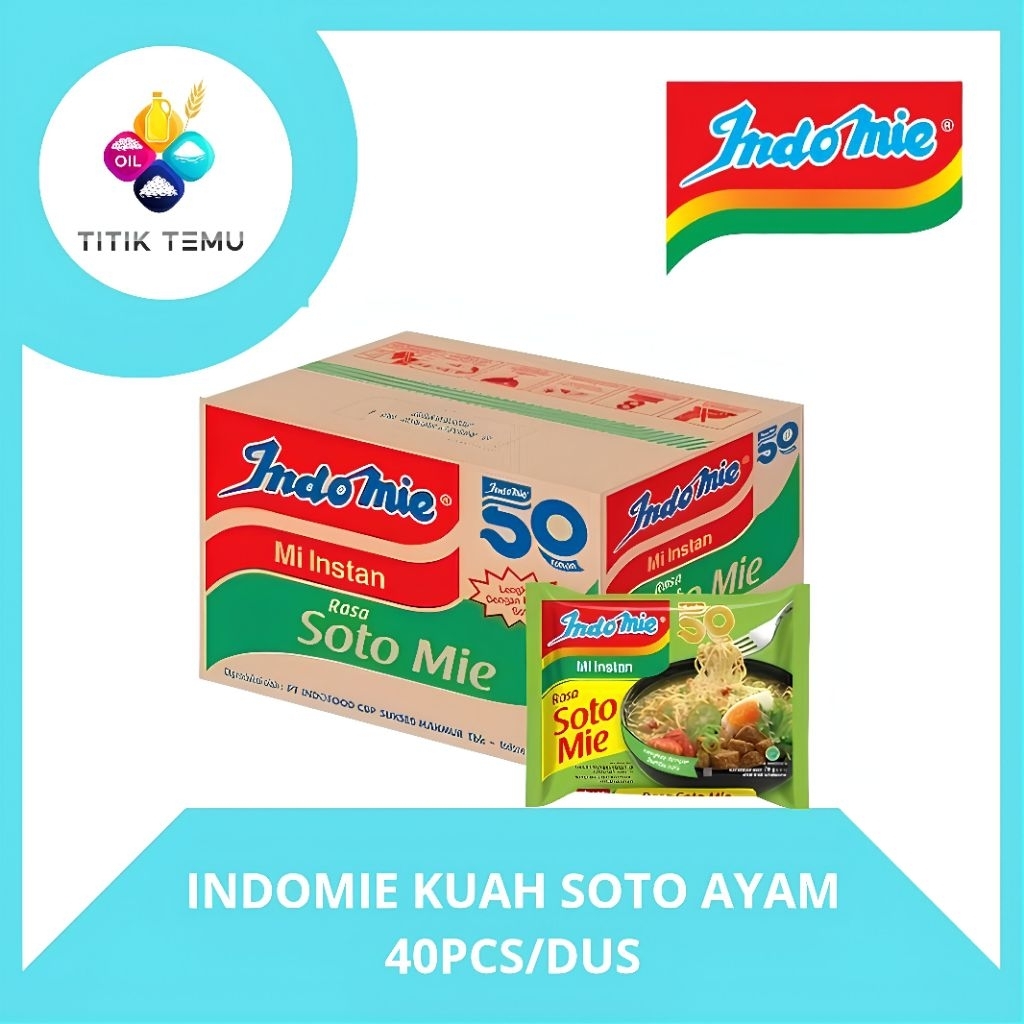 

INDOMIE RASA SOTO MIE 70gr ISI 40 PCS / DUS