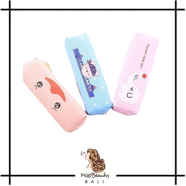 

Tempat Pensil Pulpen Karakter Hewan Lucu Kotak Pensil Serbaguna Motif Animal Dompet pouch make up kosmetik wanita