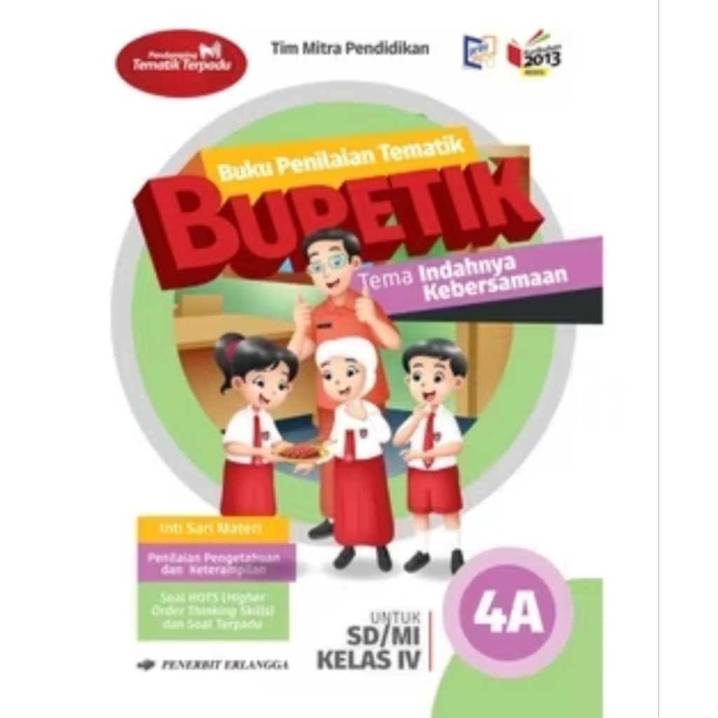 Penilaian Tematik BUPETIK kelas 4 Tema A B K13N
