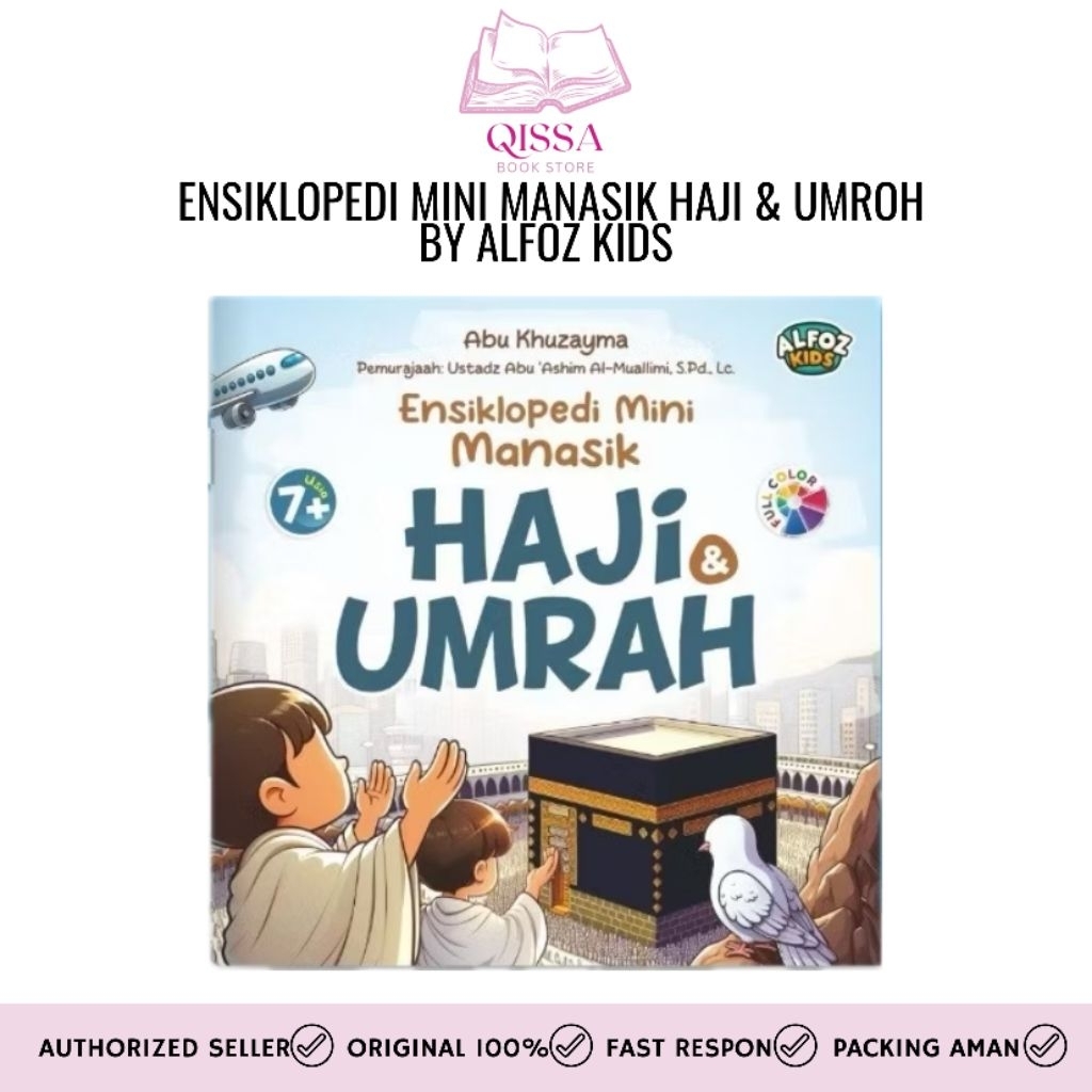 [ READY STOCK ] Ensiklopedi Mini Manasik Haji & Umrah Full Color Soft Cover Alfoz Kids | Buku Anak T