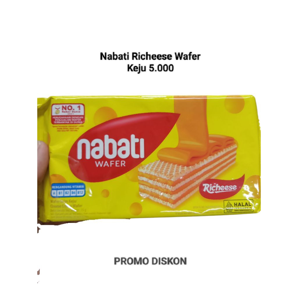 

NABATI RICHEESE WAFER KEJU 5000