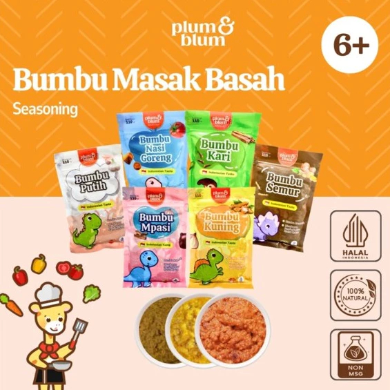 

PLUM BLUM BUMBU BASAH MPASI | PLUMBLUM SEMUR | BUMBU BASAH KUNING | BUMBU BASAH PUTIH