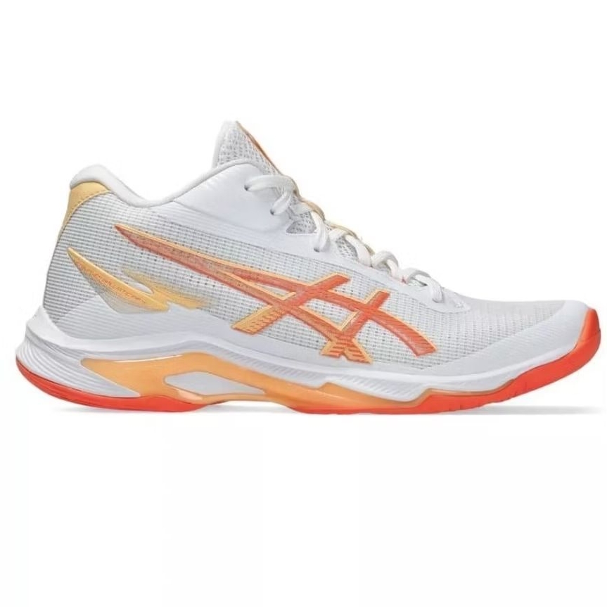 Asics Netburner FF 4 Mid - White/Vivid Coral